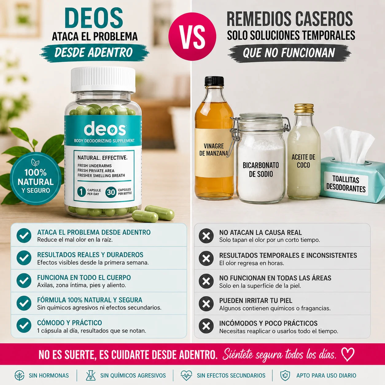 DEOS™ I Suplemento desodorante natural