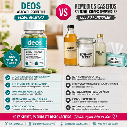 DEOS™ I Suplemento desodorante natural