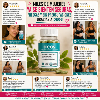 DEOS™ I Suplemento desodorante natural
