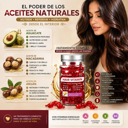 HairVitamin - Hidrata, Da Brillo y Fortalece tu Cabello 💕