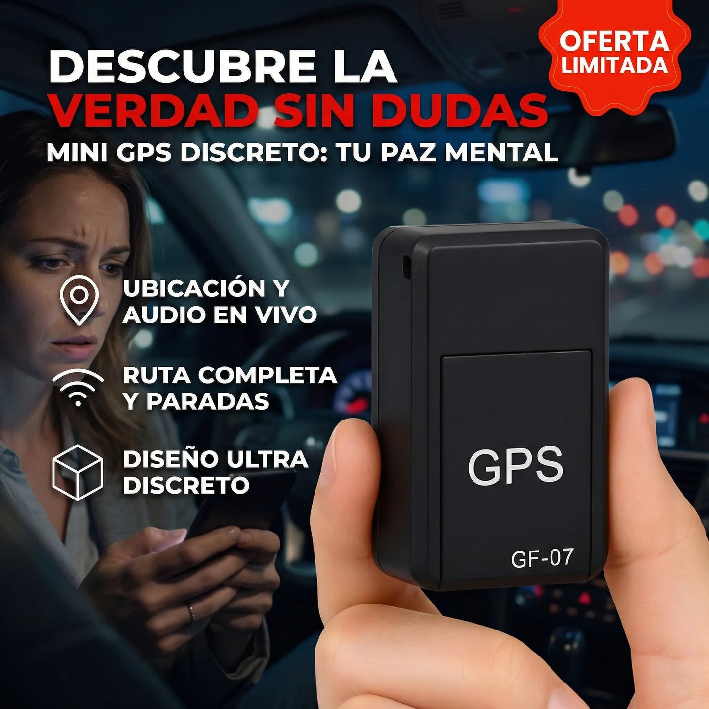 RastreaMax - GPS con Micrófono de Precisión
