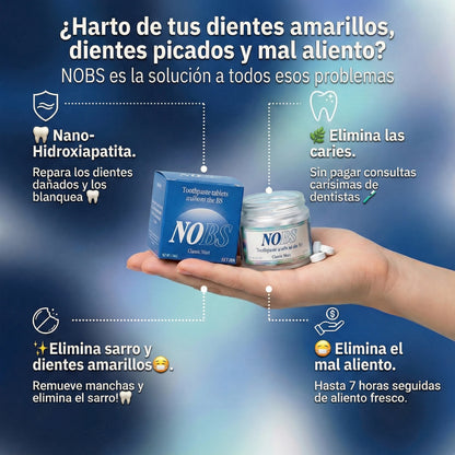 NOBS – Tabletas ANTI-CARIES 2x1