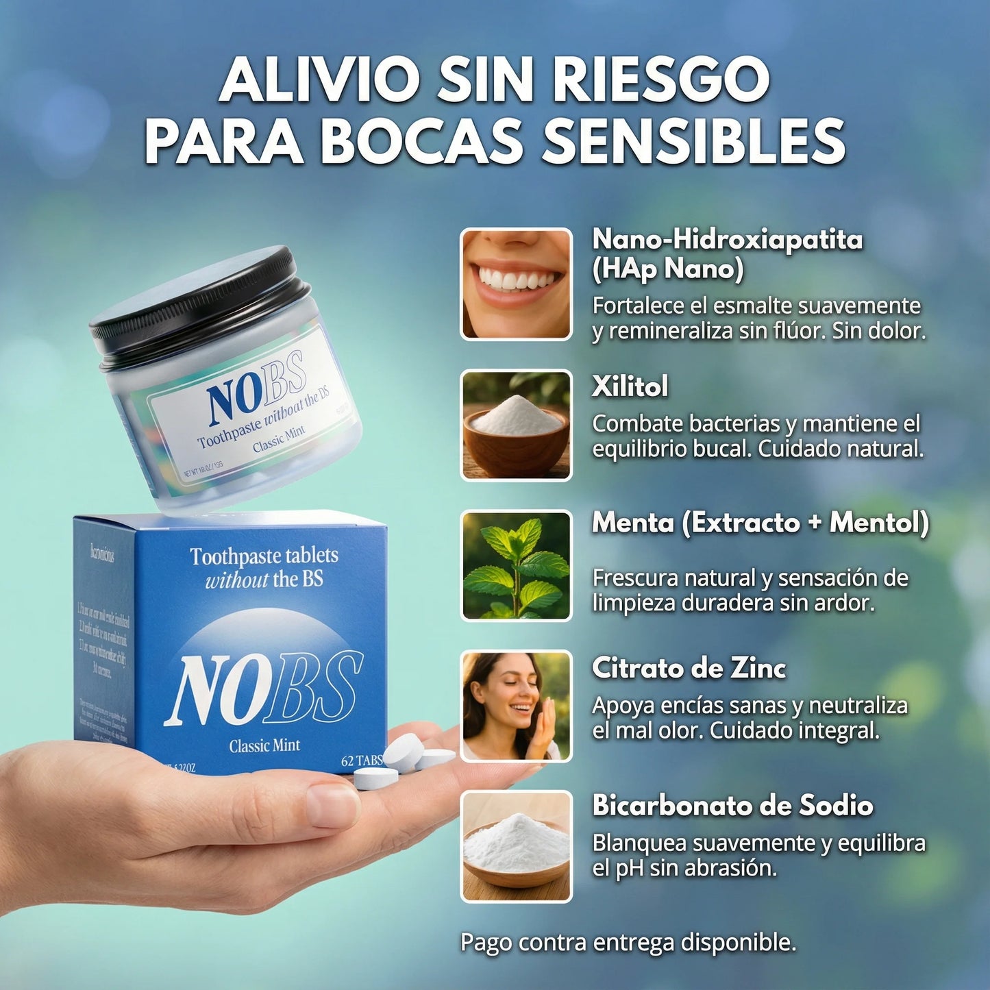 NOBS – Tabletas ANTI-CARIES 2x1