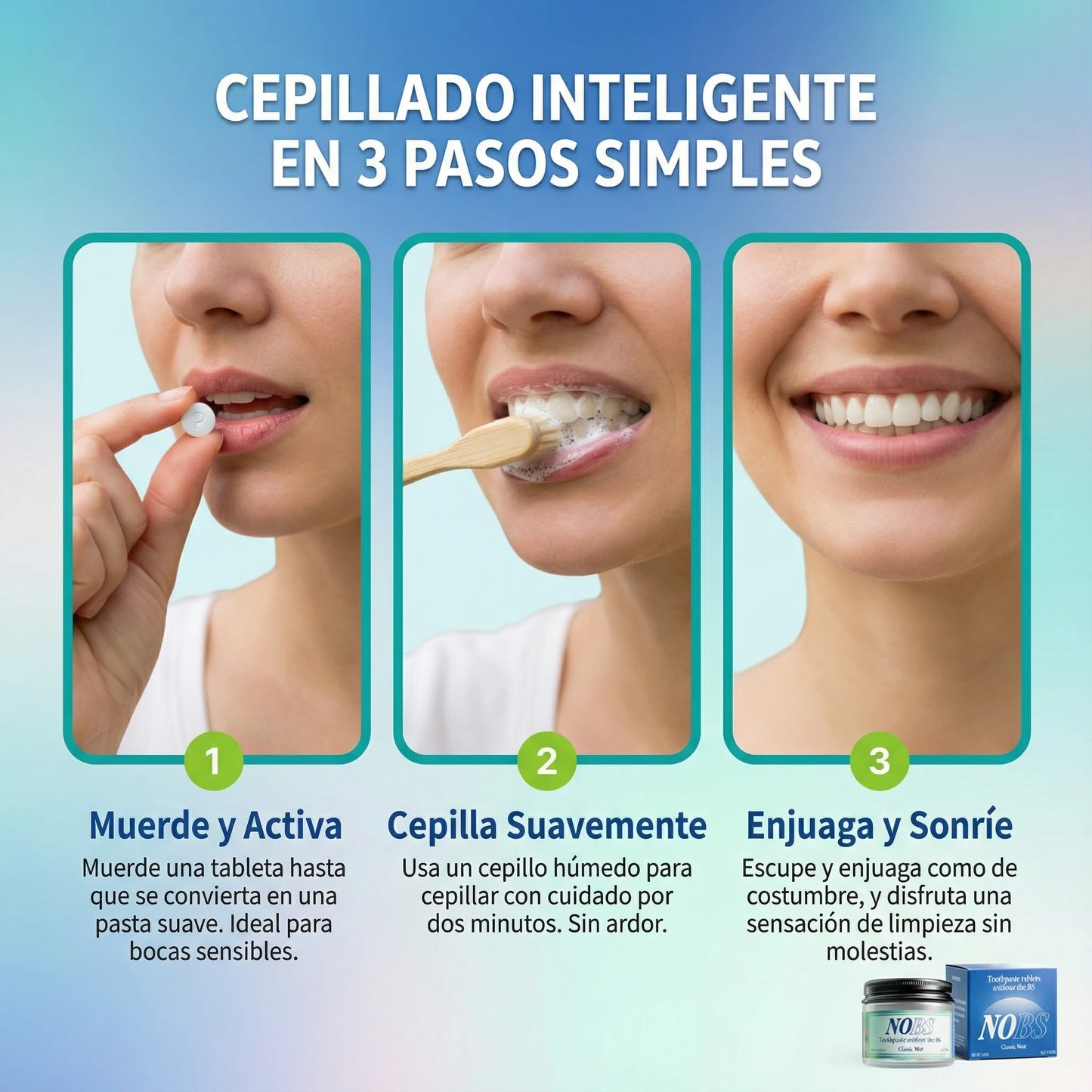 NOBS – Tabletas ANTI-CARIES 2x1
