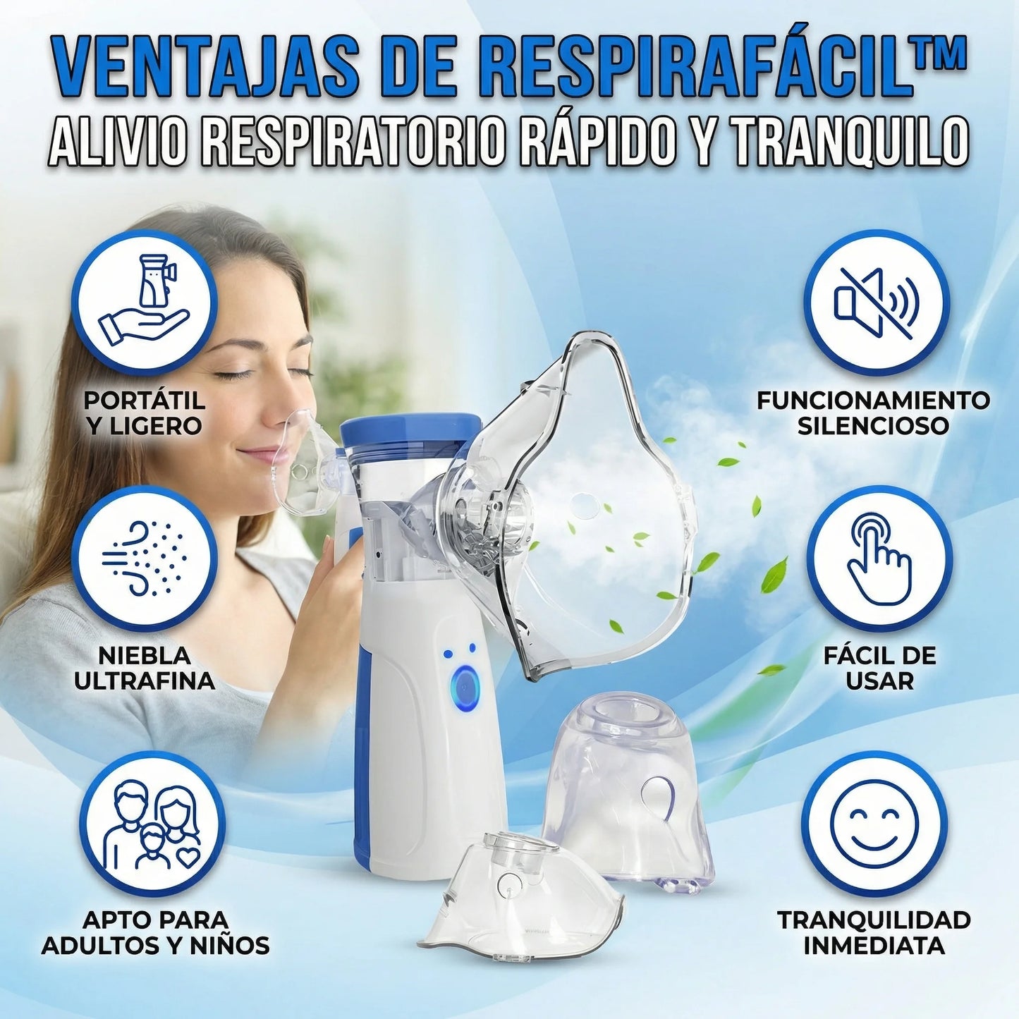 RespiraFácil™ – Nebulizador para adultos y niños💨