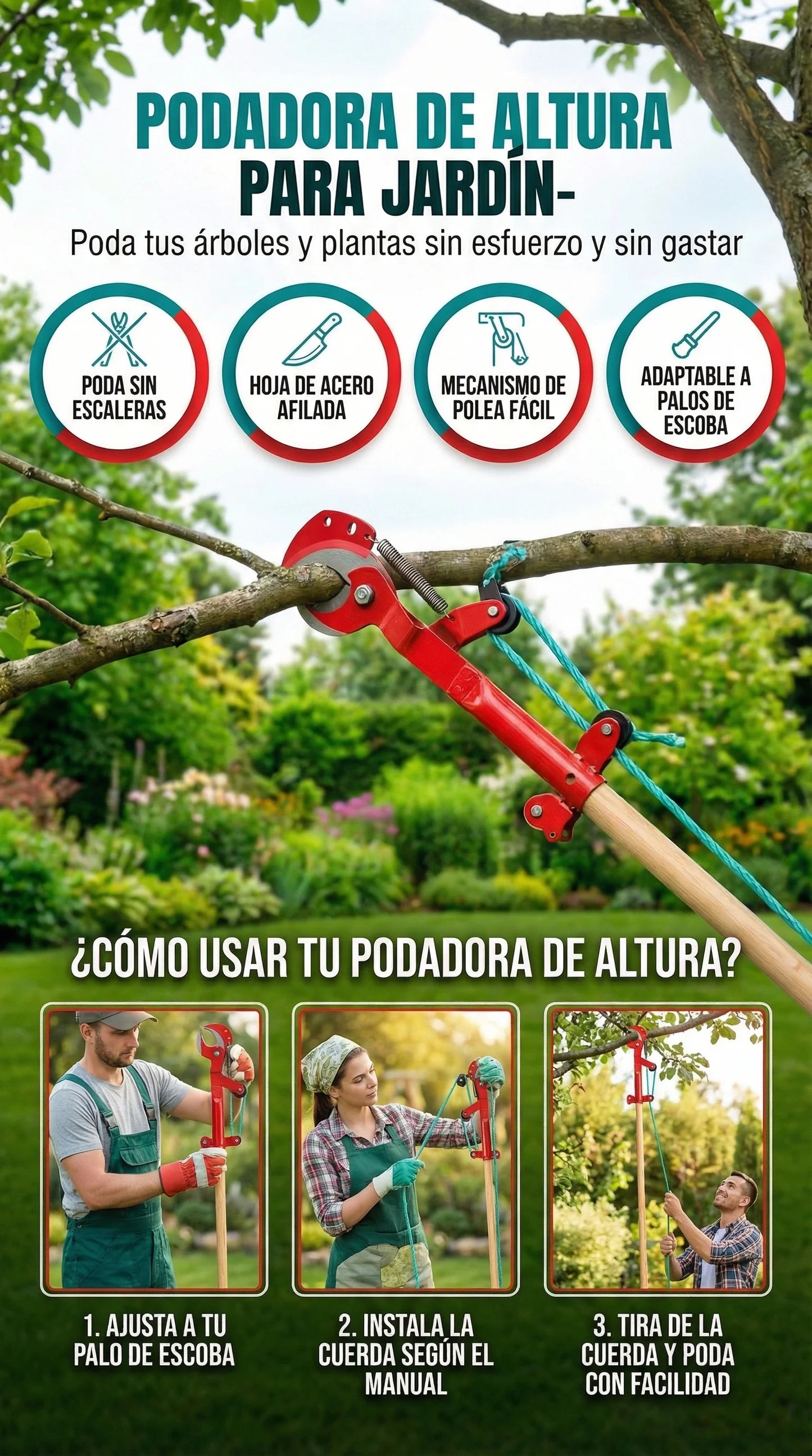 Podamax™ - Tijera Podadora Multiuso