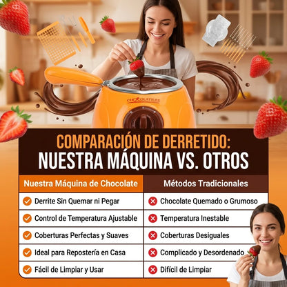ChocoMelt Pro - Kit Derretidor de cholocate de 25 Piezas